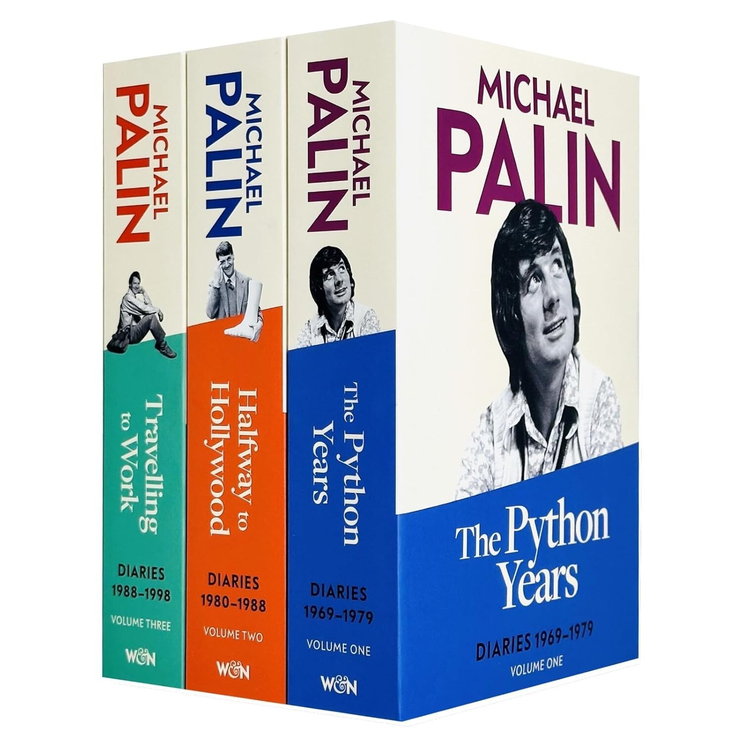 Diaries Series 3 Books Set by Michael Palin Halfway To Hollywood,Python Years