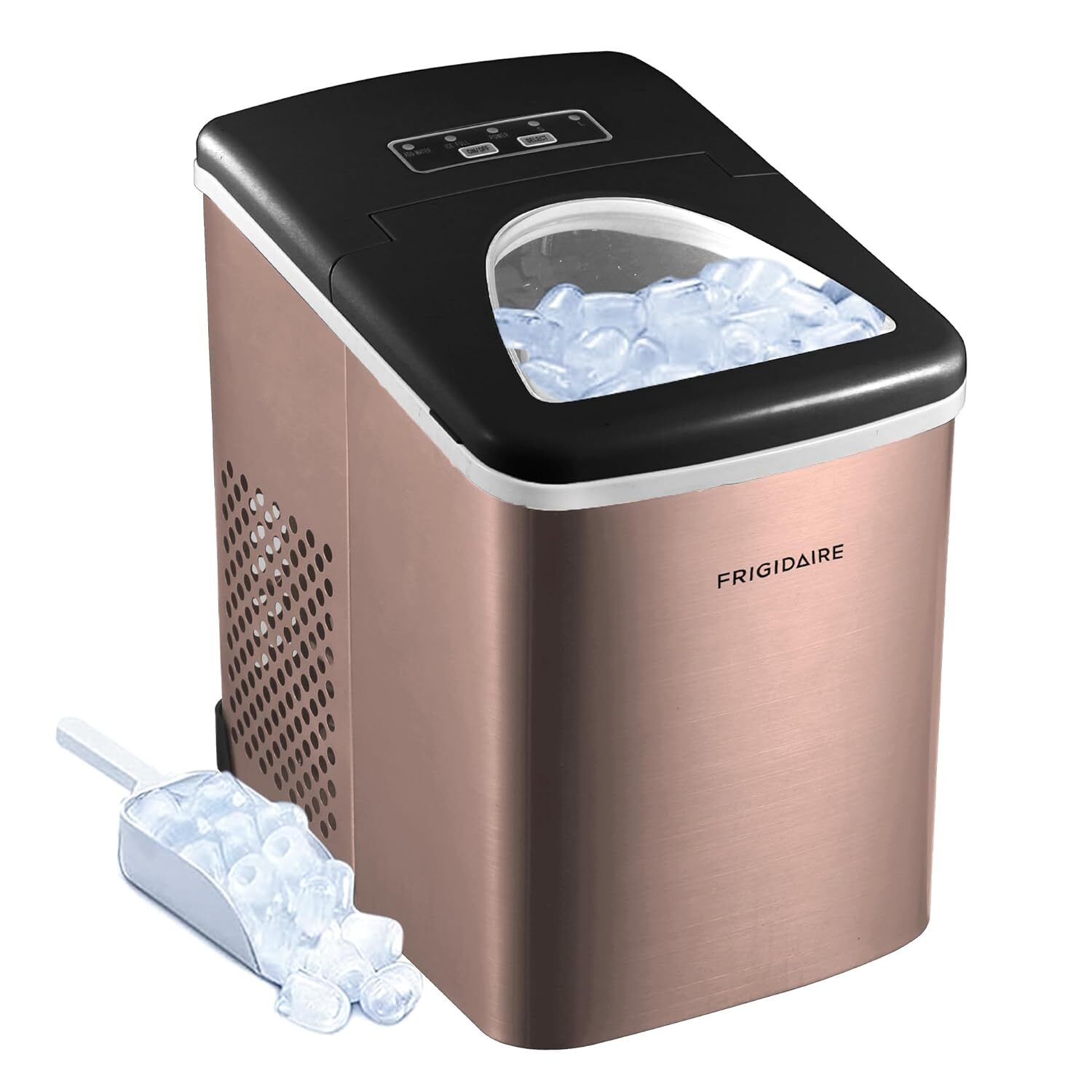 Stainless Steel Countertop Ice Maker Machine with 26 lb Capacity
