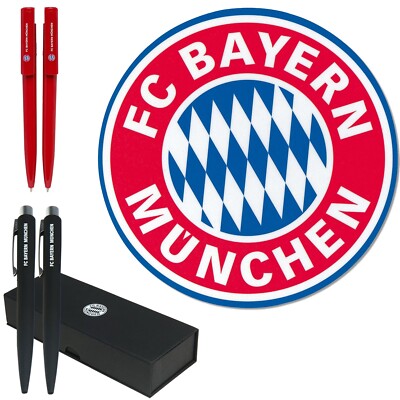 FC Bayern München Mousepad Kugelschreiber Füller PC Mouse Pad Sound Kuli FCB