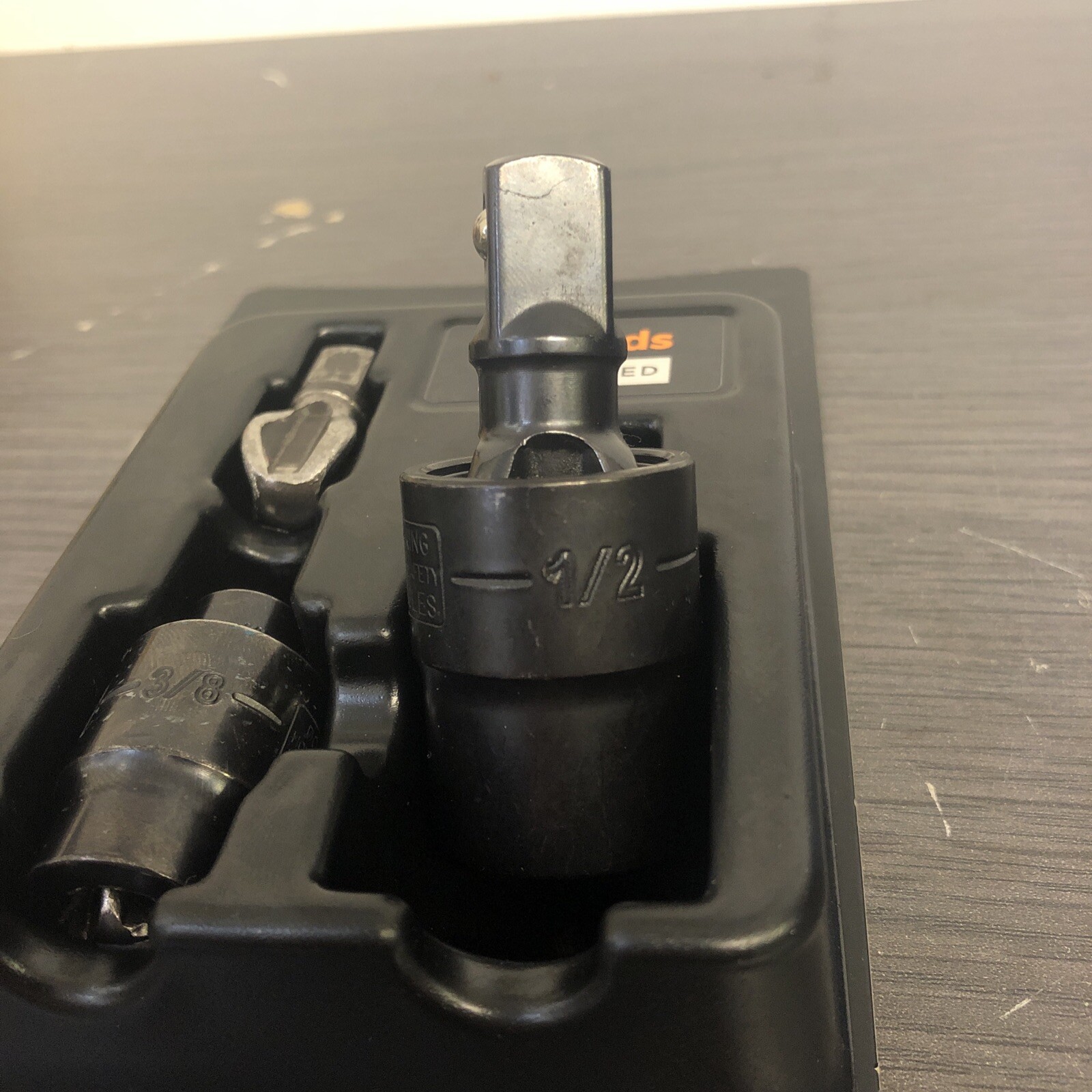 HALFORDS ADVANCED 3 PIECE PINLESS UNIVERSAL JOINT SET IMPACT 1/2