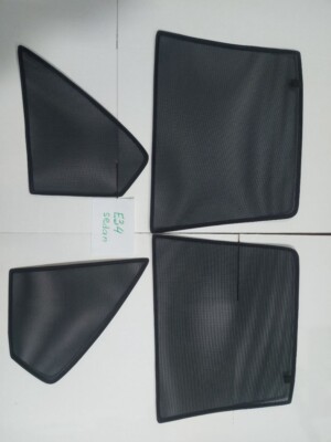 E34 Rear Window Sunblind Shutters on the side rear sunscreens removable frame for BMW E34 5 ...