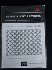 Stampin' Up! STYLISH SCROLL Embossing Folder - Brand New