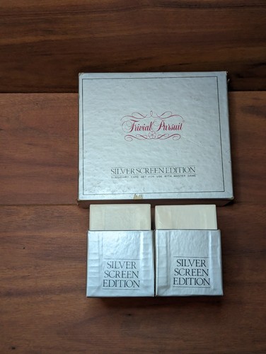 Vtg. Trivial Pursuit Silver Screen Edition Card Set For Master Game '81 Complete - Picture 6 of 16