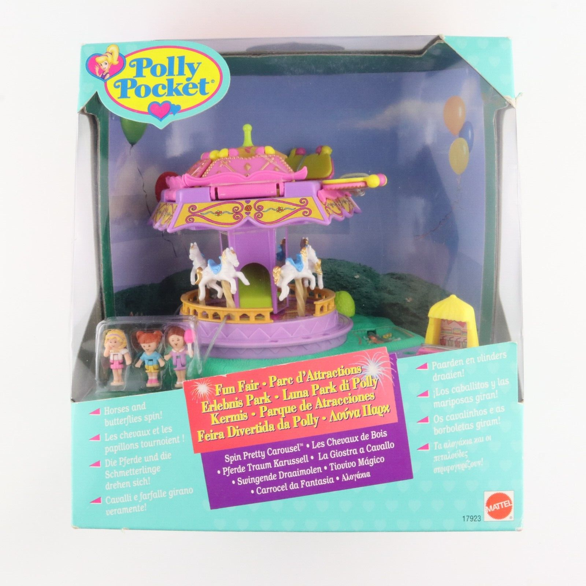 Mariposas Polly Pocket Parque De Diversiones El Mundo De Polly