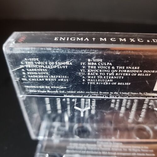 Enigma MCMXC AD cassette 1990 Virgin Records - Picture 3 of 3
