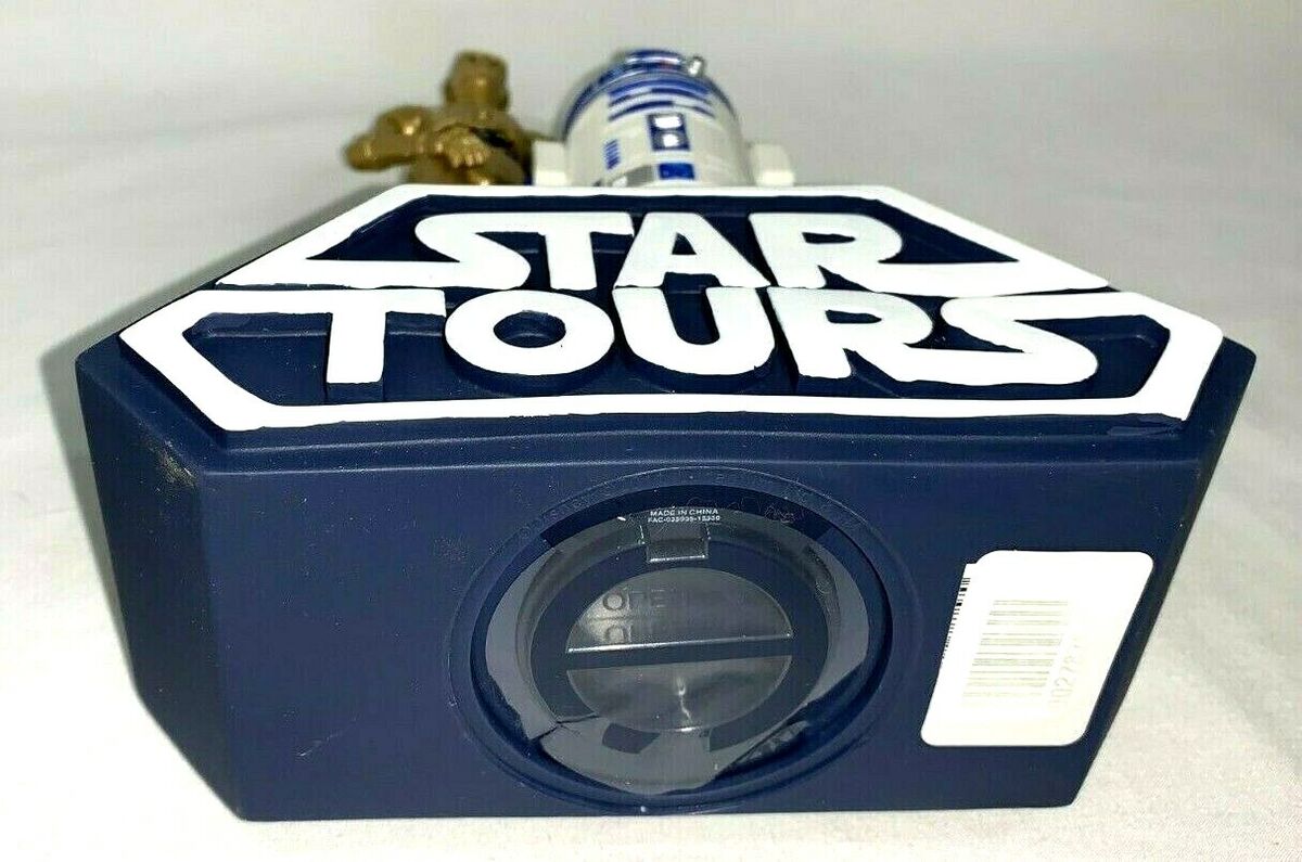 Rare Star Wars Tours C-3PO R2-D2 Coin Bank Figures Disney Park Hollywood  Lucas +