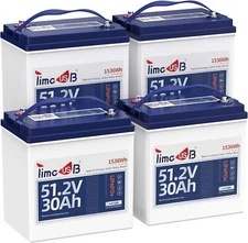 1/2/3/4Pack 48V 30Ah GC2 Golf Cart LiFePO4 Lithium Battery & Low-Temp Protection