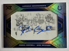 2019 Panini Xr Luminous Endorsements Parris Campbell Auto 19/99