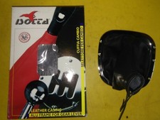 Soufflet de levier de vitesse cuir noir et cadre alu ISOTTA pour ALFA 145