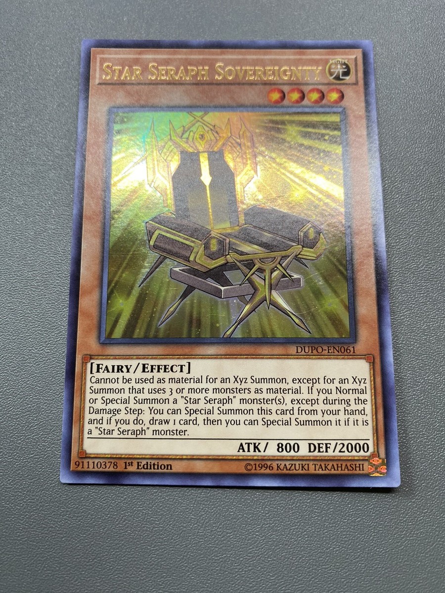yugioh 12 star cards Konami Legendary Decks II Ultra Rare Yugi's God Card Set LDK2-ENS01, LDK2-ENS02 & LDK2-ENS03 : Toys & Games cards and effects cannot be activated Yu-Gi-Oh! Star Seraph Sovereignity Ultra