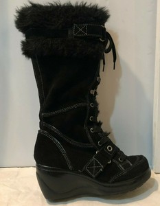 aldo black lace up boots