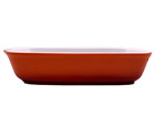 Hell's Kitchen Gordon Ramsay Orange Red Oval Stoneware Baking Dish