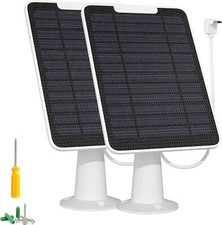2Pack 5W Solar Panel Charger For Arlo Essential Spotlight/XL Spotlight Camera
