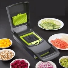 Multifunctional Vegetable Cutter Fruit Slicer Grater Shredders Drain Basket