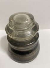 Vintage Hemingray 46 23-40 Glass Insulator Made In USA CHIPPED Displays Well G10