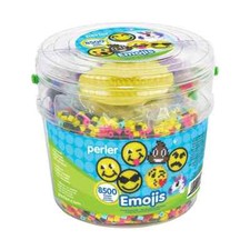 Perler Sceau de Perles a Fusionner  mojis Fused Bead Bucket Kit Emojis 8500 pcs