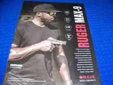 2022 RUGER MAX-9 (9MM) "MAX-9"..1-PAGE ORIGINAL SALES AD (512EE)