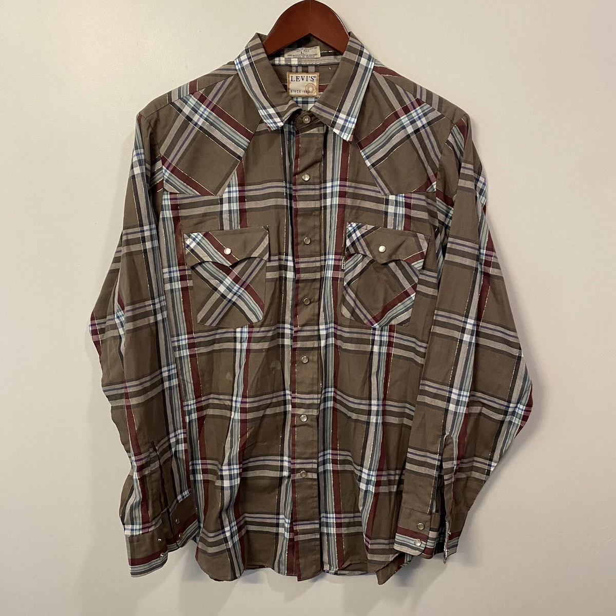 Levis pearl snap sale