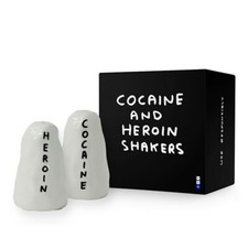 David Shrigley | Salt & Pepper | (Heroin Cocaine) | Collectible | Salz Pfeffer
