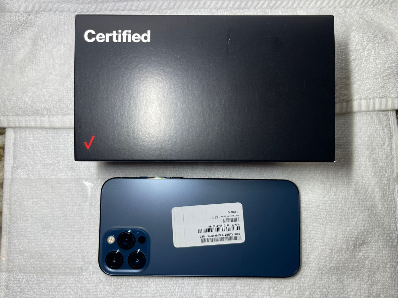 Apple iPhone 12 Pro Max 512GB Pacific Blue (Unlocked) Excellent Condition eBay