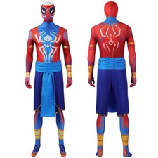 Traje de Disfraz Cosplay Across The Spider-Verse Spiderman India Pavitr Prabhakar