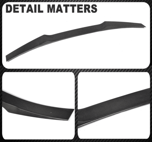 REAL Carbon Rear Trunk Boot Lip Spoiler Wing For Ford Mustang 6th 2-Door 2015-17 - Bild 12 von 12