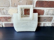 Classic Bag,Pearl Beaded Bag, Evening Bag, Pearl Bag, Wedding Pearl Bag