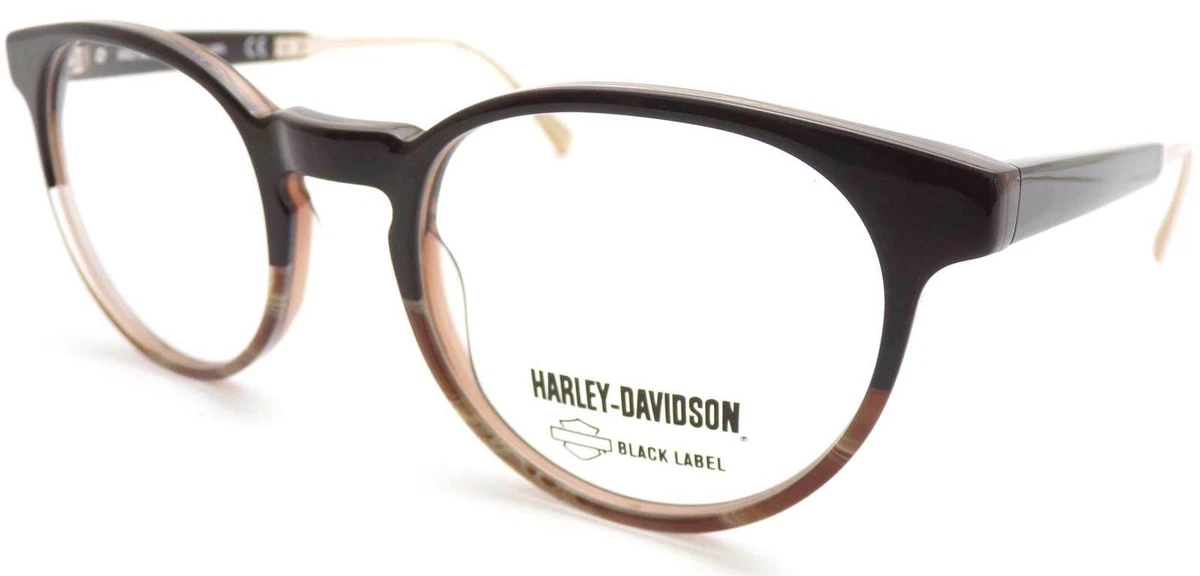 Harley Davidson Reading Glasses from 0.25 to 3.50 Black Brown Gold HD1028 050