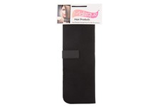 Black Travel BLANK Heat Proof Mat Pouch for GHD Hair Straighteners with Header