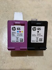 2pk Genuine HP 65 Black  Color Color ENVY 5010 5032 DeskJet 3752 3755