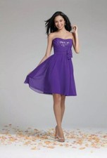 NWT 189 ALFRED ANGELO Purple DRESS BRIDESMAID PROM PARTY SPECIAL OCCASSION Sz 8