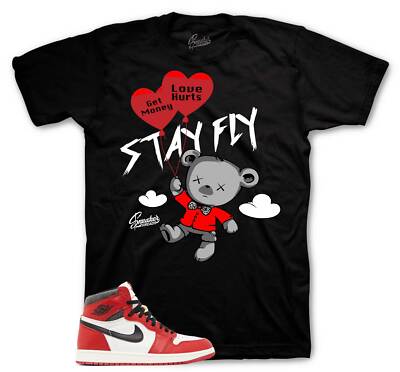 Shirt To Match Jordan 1 Lost And Found Chicago - Money Over Love Sneaker Tees