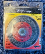NEW Forney 72788 15,000 rpm 5/8 in.-11 Shank Wire Bench Wheel Brush 4 Dia. in.