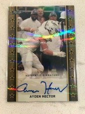 AYDEN HECTOR 2020 Leaf Army All-American GAMEDAY SHIMMER Auto # 1/1 Stanford