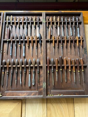 洋書 CLASSIC Hand Tools Antique Holtzapffel Ornamental Lathe Turning Tools Chisel Set