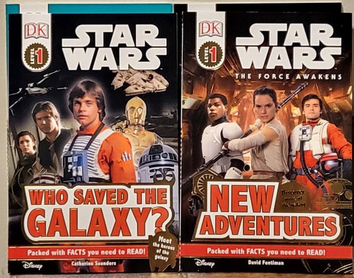 Disney Star Wars DK Level 1 Readers 4 Books Box Set Chewie Chewbacca Wookie - Foto 6 di 8