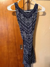 blue dress women’s large with pockets