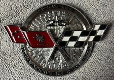 Corvette Gas Door Emblem - 1978 - Gm 472718 25th Anniversary Oem No Box Corvette Gas Door Emblem - 1978 - Gm 472718 25th Anniversary Oem No Box