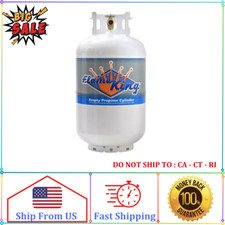 30LB Steel Propane Tank Cylinder with Type 1 Overflow Protection Device Valve