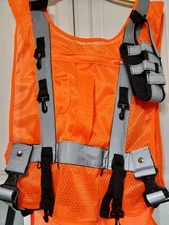 Wurth XL/2XL High Visibility Orange Safety Vest Class 2 Ansi/Isea Union Pacific