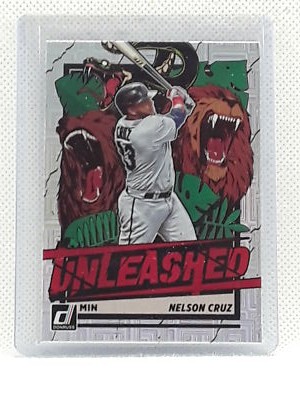 Nelson Cruz 2021 Donruss Baseball - Unleashed Vector #UNL12 - Minnesota Twins