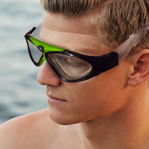 Low Profile Swimming Goggles Comfortable Anti Fog Adult Adjustable Swim Glasses - Picture 4 of 9
