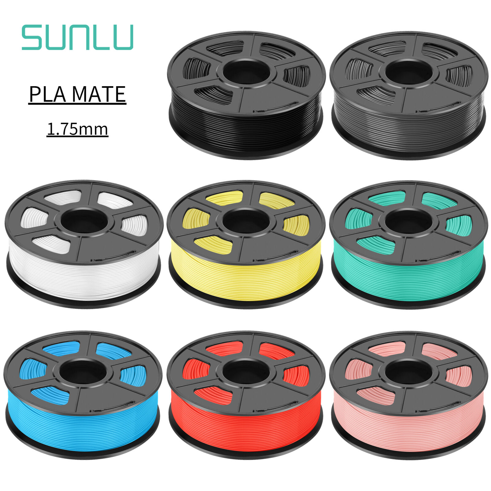 SUNLU 3D Printer Filament, Toughness PETG Filaments for 3D Printing, Neatly  Wound Filament, High Strength, Better Flow, No Clogging PETG Filament 1.75