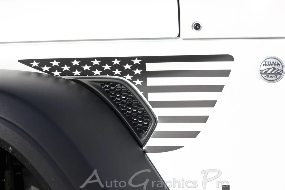 Calcomanías Patriot para Jeep Gladiator Star 2020-2025 carrocería lateral rayas gráficos 3M Foto 4 de 4