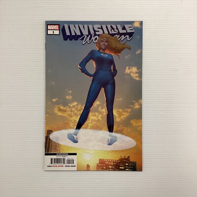 Invisible Woman #1 2019 VF/NM Second Print Mattie De Lulus Variant