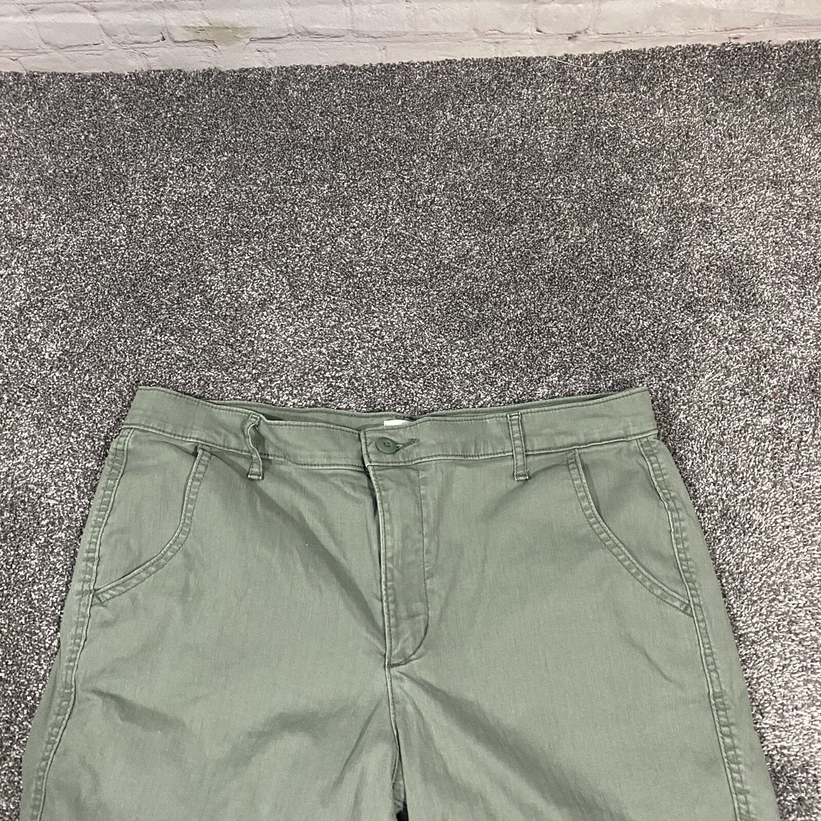 Levi’s Olive Green Denim Shorts 100 Cotton Men’s Siz… Gem