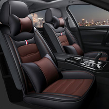 For Jeep Grand Cherokee Seat Cover Full Set Leather 5-seats Front Rear Protector