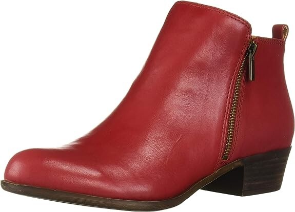 Lucky Brand Botín Mujer Suave Informal Zapatos al Tobillo Cremallera Calzado Granate 9 Reino Unido 43 UE