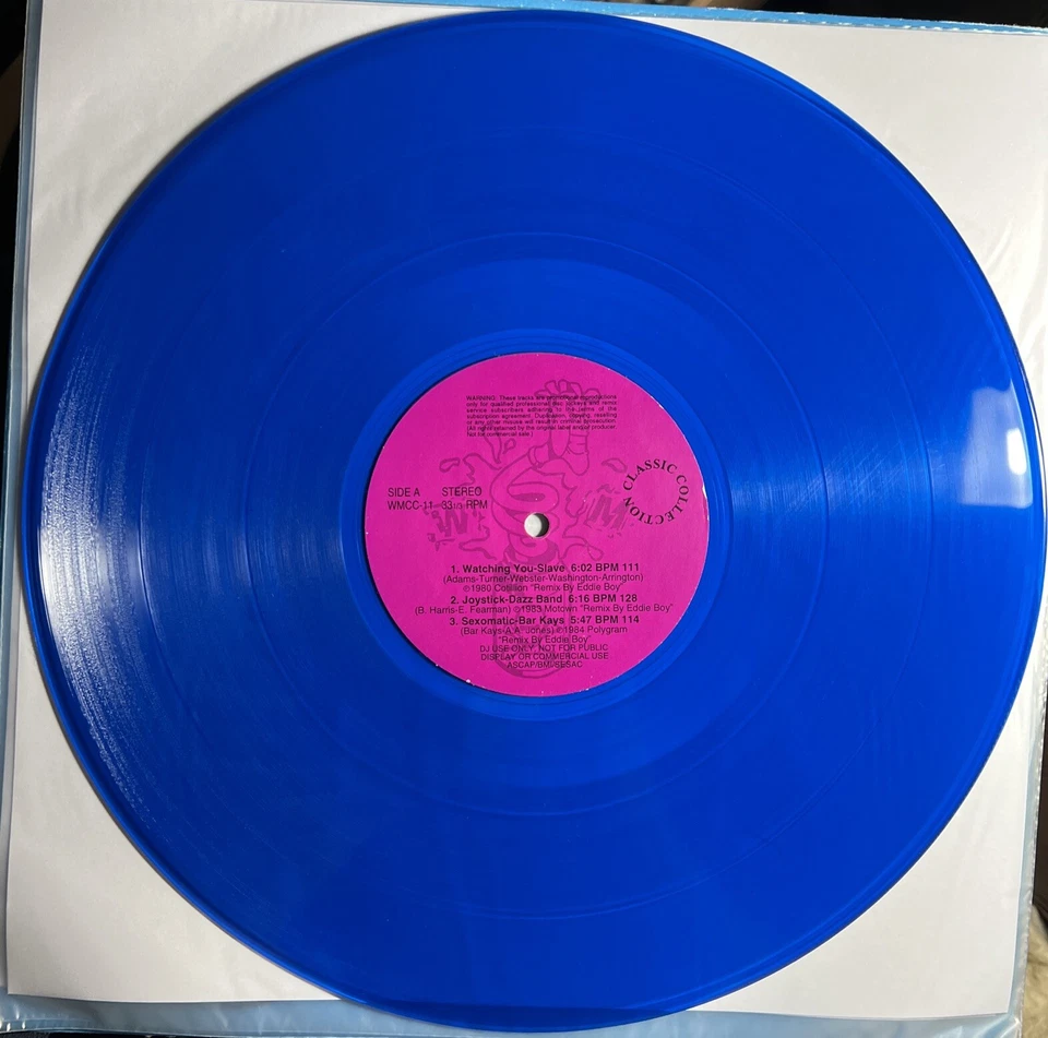 Wicked Mix - Eddie Boy • Hitman • Marvin Gaye Hip Hop Rap Soul House BLUE VINYL - Image 2 of 4