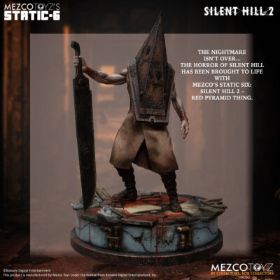 レア！Silent Hill 2 1/6スタチュー Mezco Toys Silent Hill 2 Red Pyramid Thing Static Six 1:6 Statue 12 Inches by